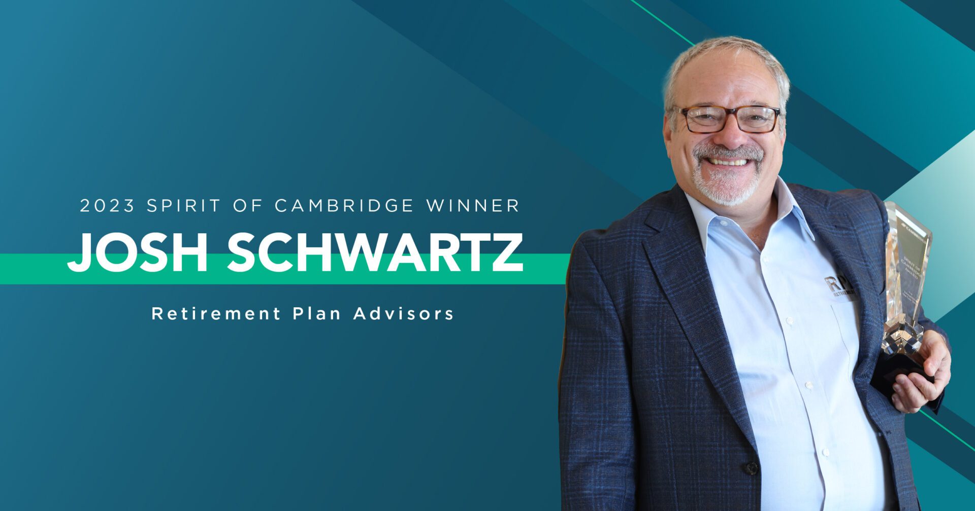 CIR Honors Josh Schwartz with Spirit of Cambridge Award | Retirement ...